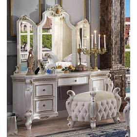 Acme Furniture Picardy Antique Pearl Vanity Set