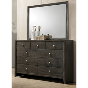 Acme Furniture Ilana Gray Dresser and Mirror