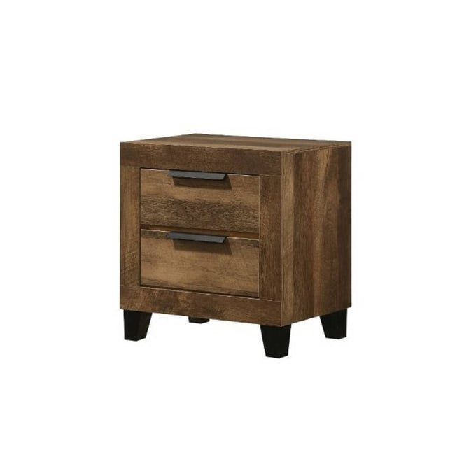 Acme Furniture Morales Rustic Oak Nightstand ACM-28593