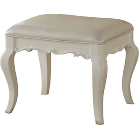 Acme Furniture Edalene Pearl White Vanity Stool