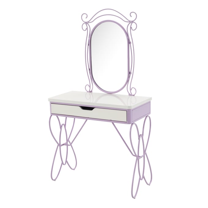 Acme Furniture Priya II White Light Purple Vanity Set ACM-30539