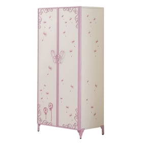 Acme Furniture Priya II White Light Purple Armoire