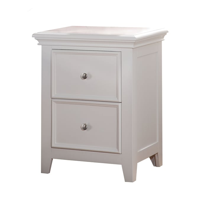 Acme Furniture Lacey White 2 Drawers Nightstand ACM-30599