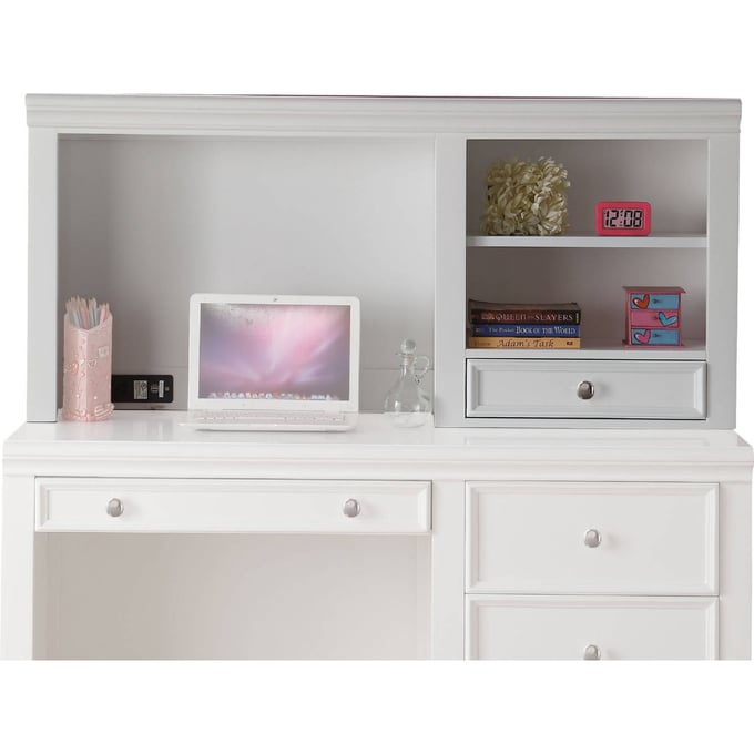 Acme Furniture Lacey White Writing Hutch ACM-30606