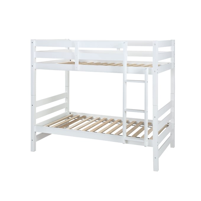 Acme Furniture Ronnie White Twin over Twin Bunk Bed ACM-37785