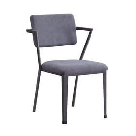 Acme Furniture Cargo Gray Fabric Gunmetal Chair