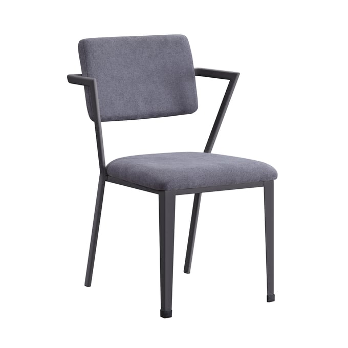 Acme Furniture Cargo Gray Fabric Gunmetal Chair ACM-37898