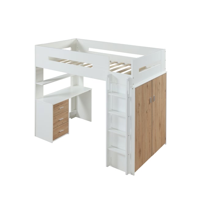 Acme Furniture Nerice White Oak Loft Bed ACM-38055