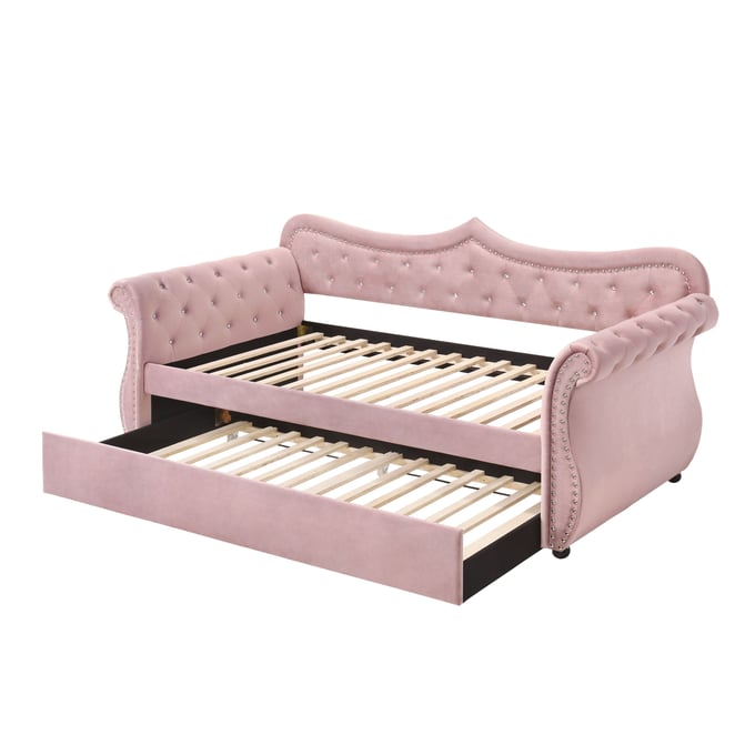 Acme Furniture Adkins Pink Daybed and Trundle ACM-39420