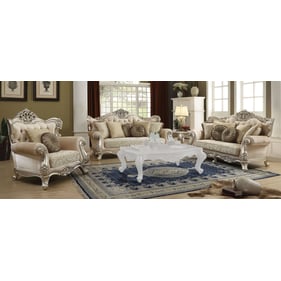 Acme Furniture Bently Champagne 3pc Living Room Set