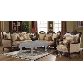 Acme Furniture Devayne Dark Walnut 3pc Living Room Set