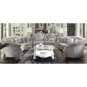 Acme Furniture Versailles Ivory Bone White 4pc Living Room Set