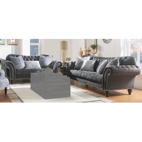 Acme Furniture Gaura Dark Gray 2pc Living Room Set