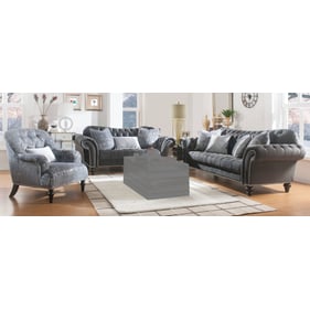 Acme Furniture Gaura Dark Gray 3pc Living Room Set