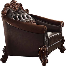 Acme Furniture Vendome II Dark Brown Cherry Chair With Pillow