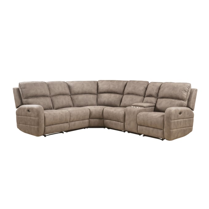 Acme Furniture Olwen Mocha Power Sectional ACM-54590