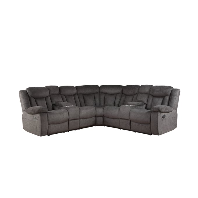 Acme Furniture Rylan Dark Brown Sectional ACM-54965