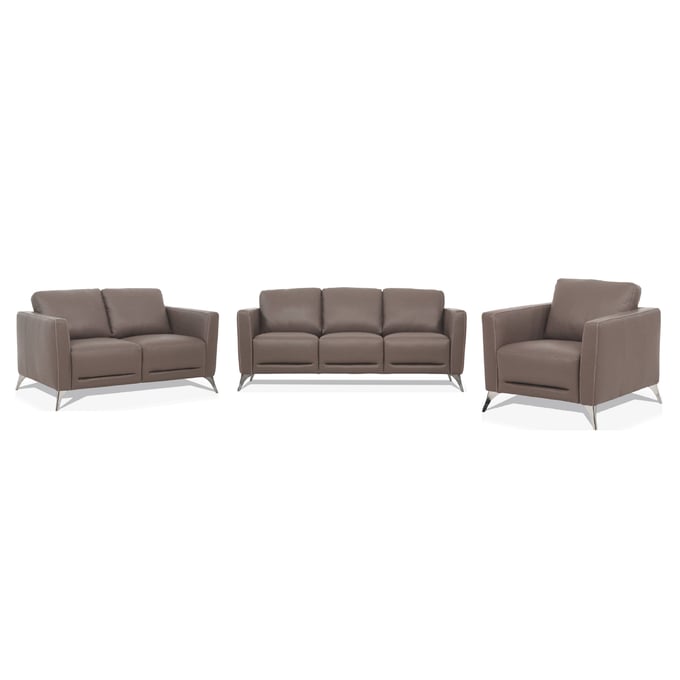 Acme Furniture Malaga Taupe 3pc Living Room Set ACM-5500-LR-S2