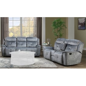 Acme Furniture Mariana Silver Gray 2pc Living Room Set