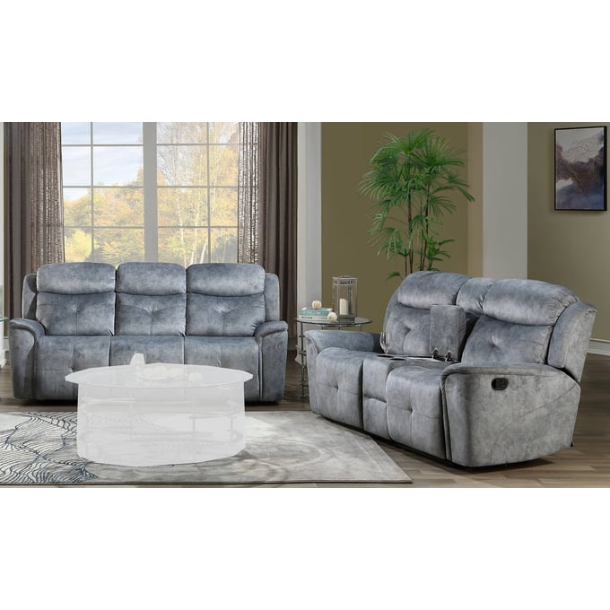 Acme Furniture Mariana Silver Gray 2pc Living Room Set ACM-5503-LR-S1