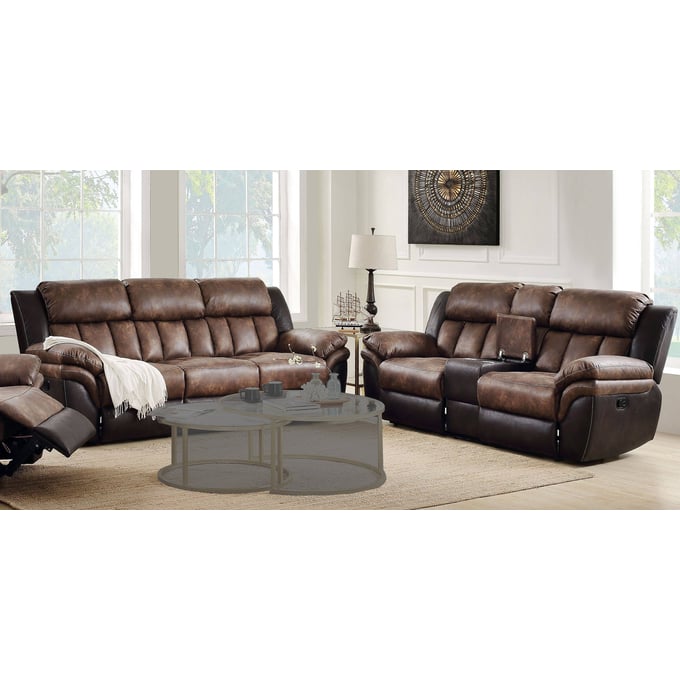 Acme Furniture Jaylen Toffee Espresso 2pc Living Room Set ACM-5542-LR-S1