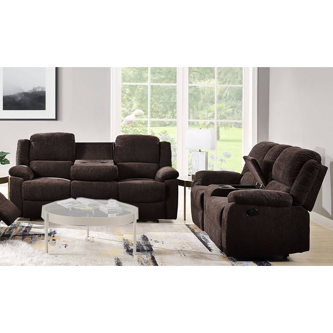 Acme Furniture Madden Brown 2pc Living Room Set ACM-55445-LR-S1