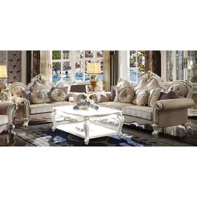 Acme Furniture Picardy Antique Pearl 2pc Living Room Set