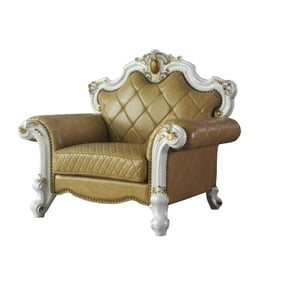 Acme Furniture Picardy Butterscotch Antique Pearl Chair