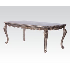 Acme Furniture Chantelle Antique Platinum Dining Table