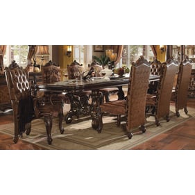 Acme Furniture Versailles Cherry Oak Light Brown 9pc Dining Room Set