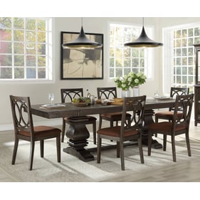 Acme Furniture Jameson Brown Espresso 7pc Dining Room Set