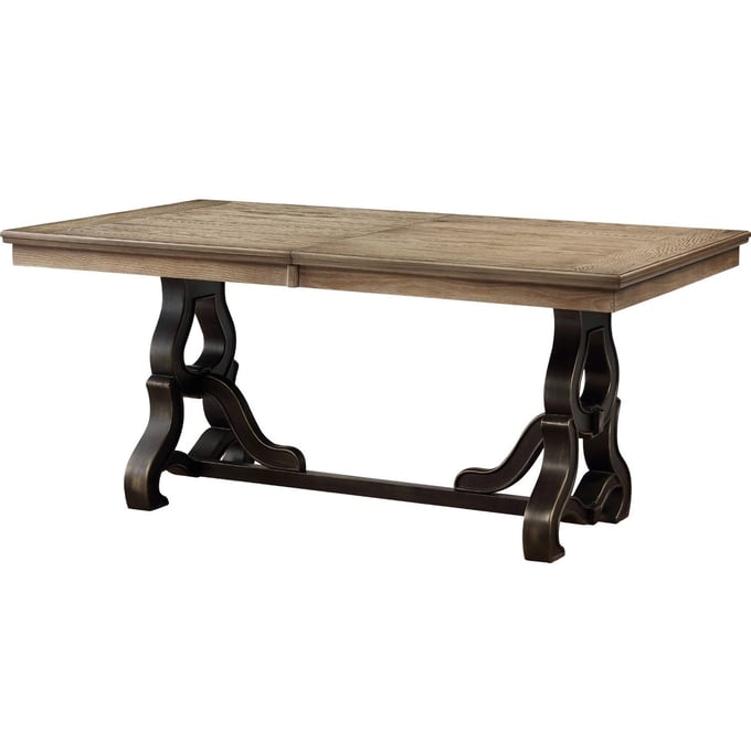 Acme Furniture Nathaniel Maple Dining Table ACM-62330