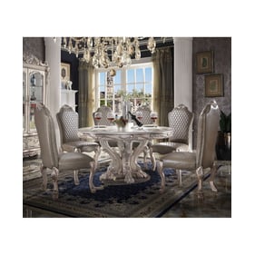 Acme Furniture Dresden Vintage Bone White 7pc Dining Room Set