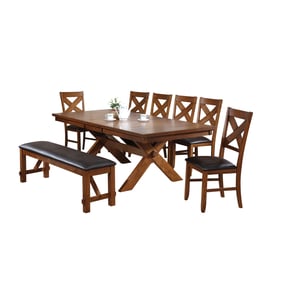 Acme Furniture Apollo Espresso Walnut 8pc Dining Room Set