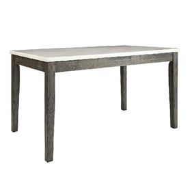 Acme Furniture Merel White Gray Oak Dining Table