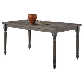 Acme Furniture Wallace Weathered Gray Dining Table