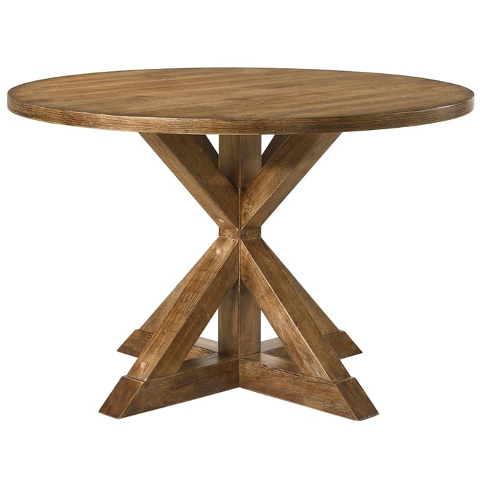 Acme Furniture Wallace II Weathered Oak Wood Dining Table ACM-72310