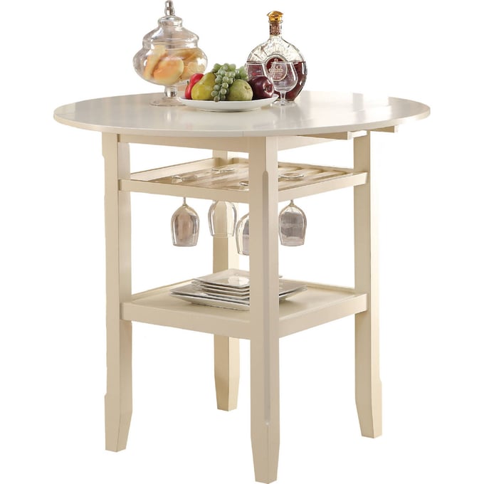 Acme Furniture Tartys Cream Counter Height Table ACM-72545