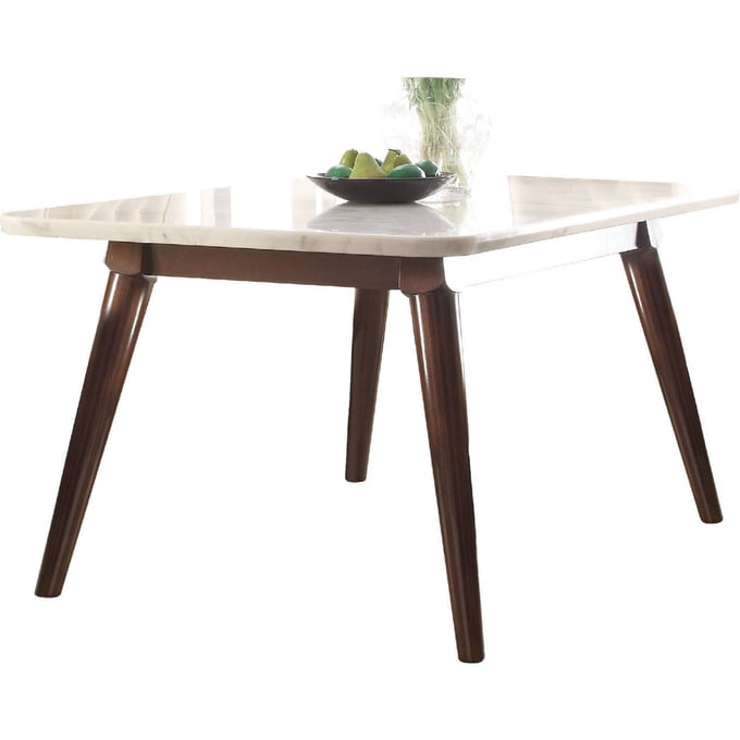 Acme Furniture Gasha White Walnut Dining Table ACM-72820