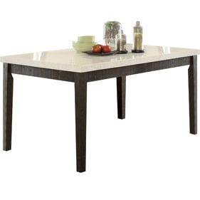 Acme Furniture Nolan White Salvage Dark Oak Dining Table