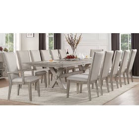 Acme Furniture Rocky Gray Oak 13pc Dining Room Set