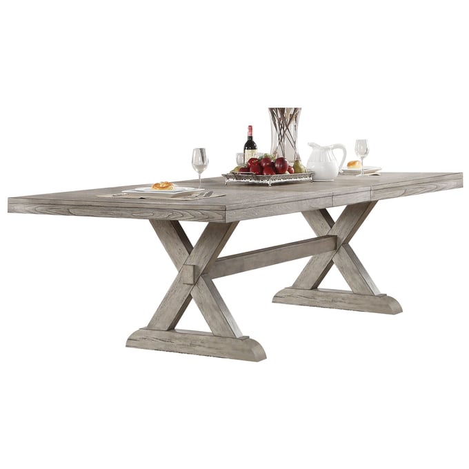 Acme Furniture Rocky Gray Oak Dining Table ACM-72860