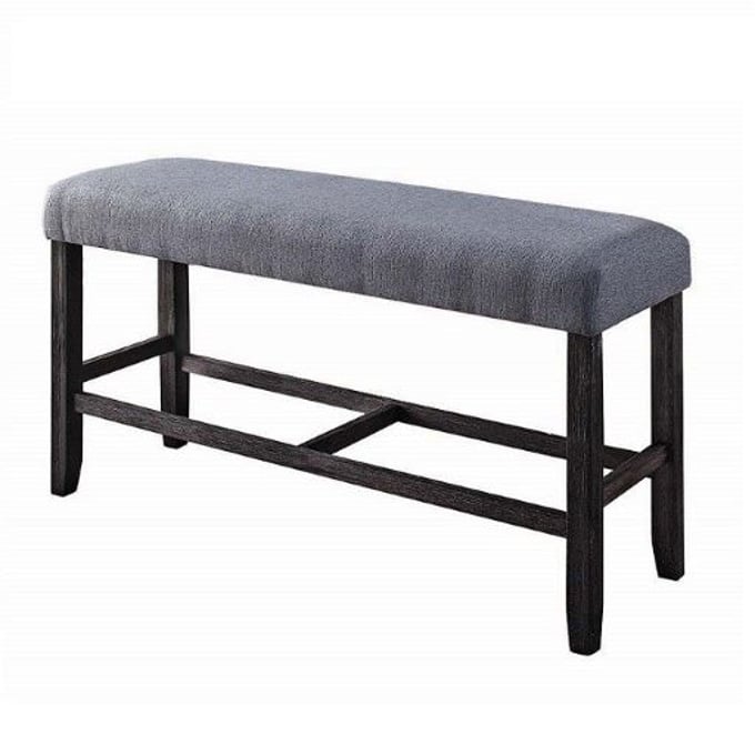 Acme Furniture Yelena Weathered Espresso Counter Height Bench ACM-72943