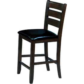 2 Acme Furniture Urbana Black Espresso Counter Height Chairs