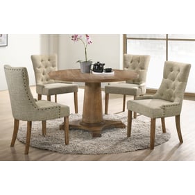 Acme Furniture Yotam Beige Salvaged Oak 5pc Dining Room Set