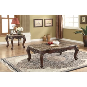 Acme Furniture Devayne Dark Walnut 3pc Coffee Table Set