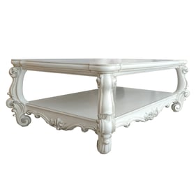 Acme Furniture Versailles Bone White Wood Coffee Table