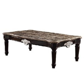 Acme Furniture Ernestine Black Marble Coffee Table