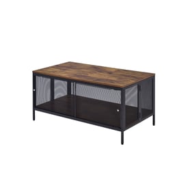 Acme Furniture Winam Antique Oak Black Coffee Table