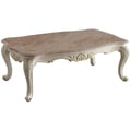 COFFEE TABLE W/MARBLE TOP